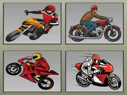 Lojë Racing Motorcycles Memory në internet