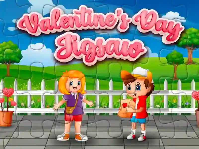 Lojë Valentine Day Jigsaw në internet