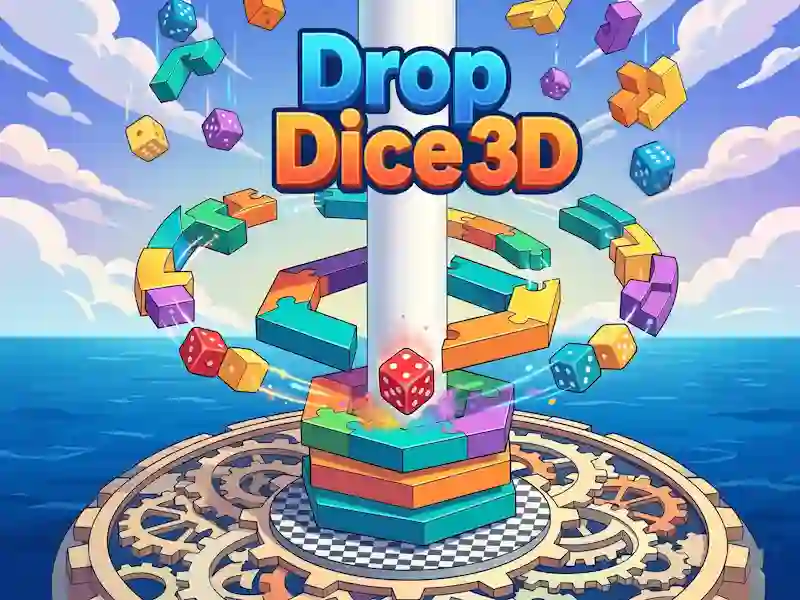 Lojë Drop Dice 3D në internet