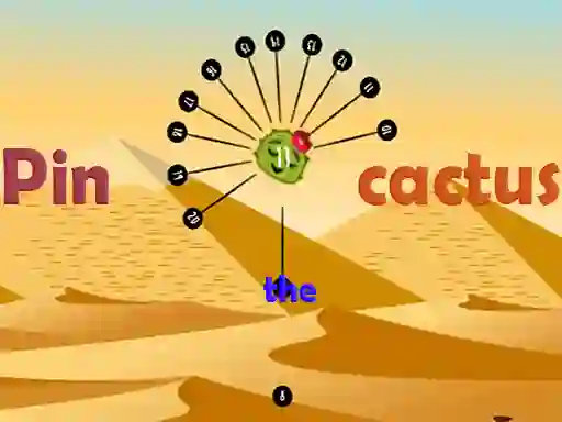 Lojë Pin the cactus në internet