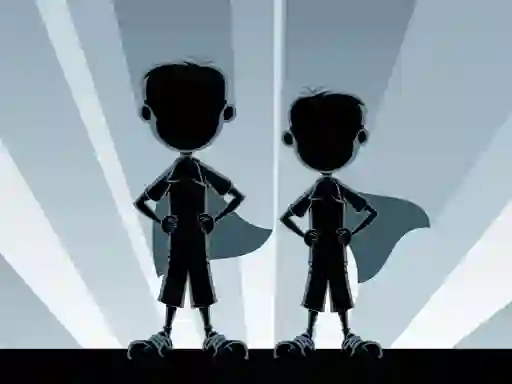 Lojë Little Superheroes Match 3 në internet