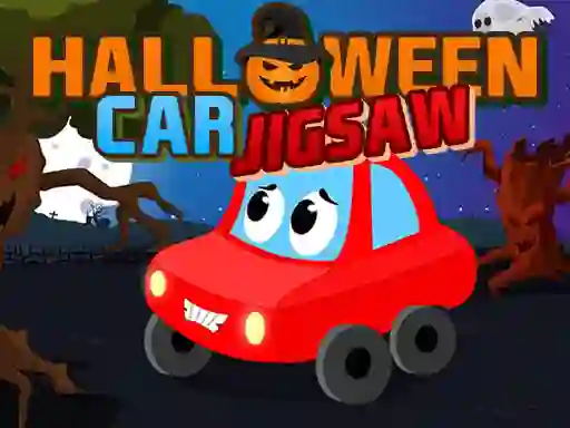 Lojë Halloween Car Jigsaw në internet