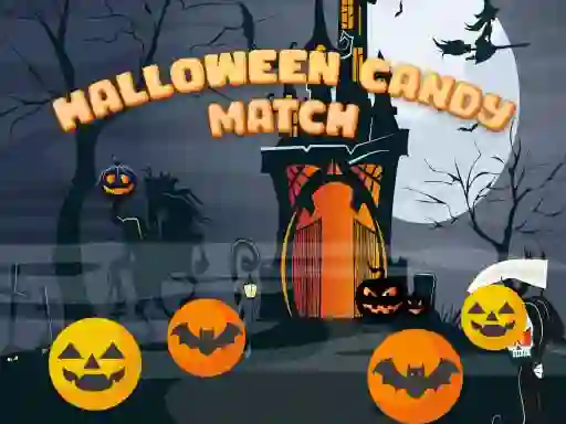 Lojë Halloween Candy Match në internet