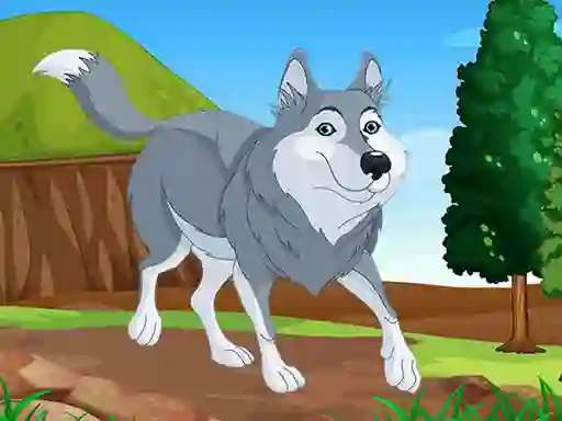Lojë Wolf Jigsaw në internet