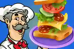Lojë Sandwich Baker në internet