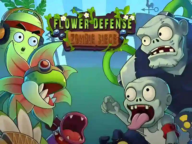Lojë Flower Defense Zombie Siege në internet