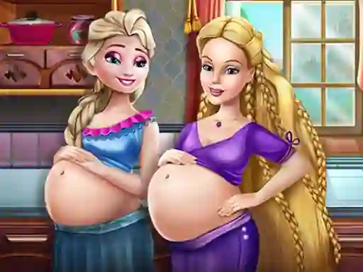 Lojë Happy Princesses Pregnant BFFS në internet