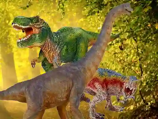 Lojë World Of Dinosaurs Jigsaw në internet