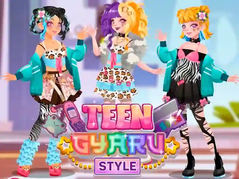 Lojë Teen Gyaru Style në internet