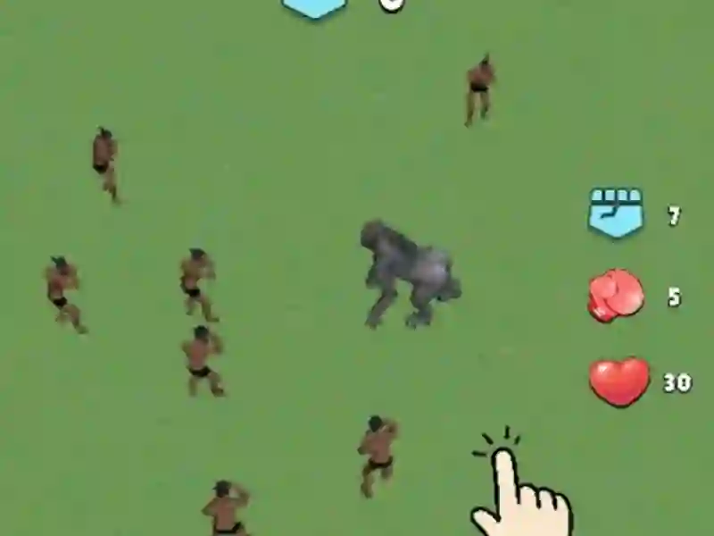 Lojë Men Vs Gorilla në internet