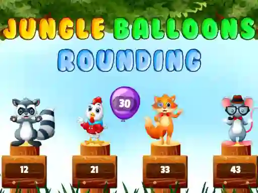 Lojë Jungle balloons rounding në internet