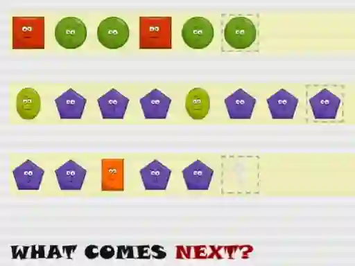 Lojë What comes next? në internet