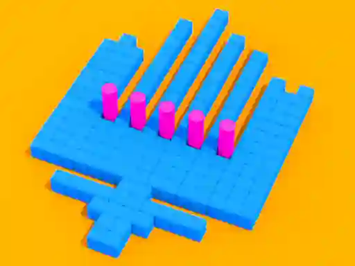 Lojë Sticky Block në internet