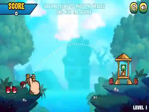 Lojë Angry Battle Birds Mania në internet