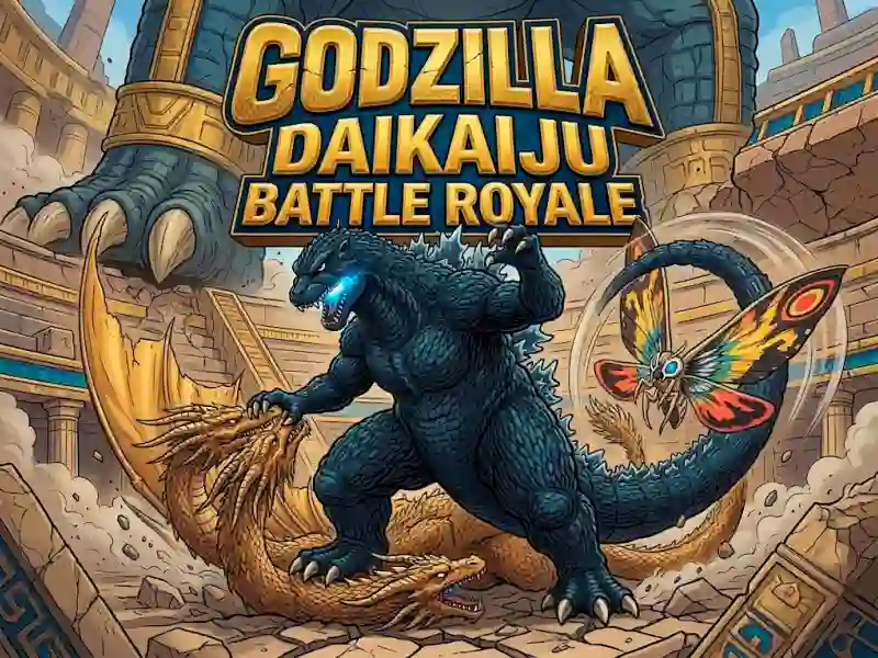 Lojë Godzilla Daikaiju Battle Royale në internet