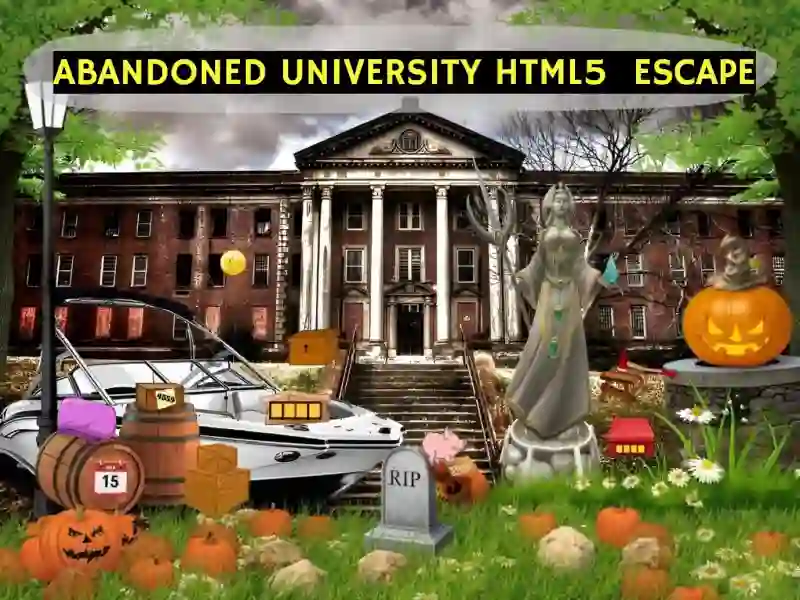 Lojë Abandoned University Html5 Escape në internet