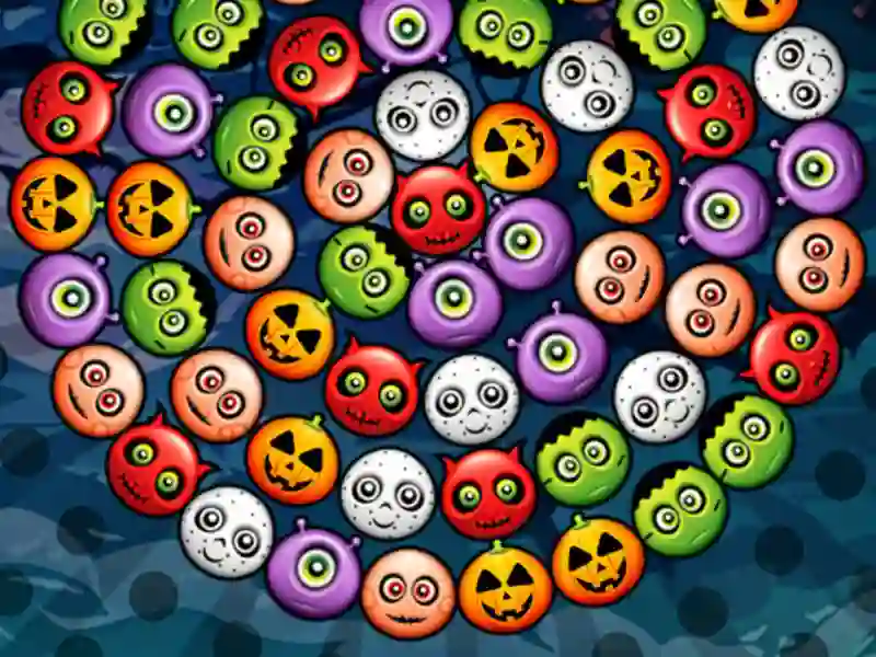 Lojë Bubble Wheel Halloween në internet