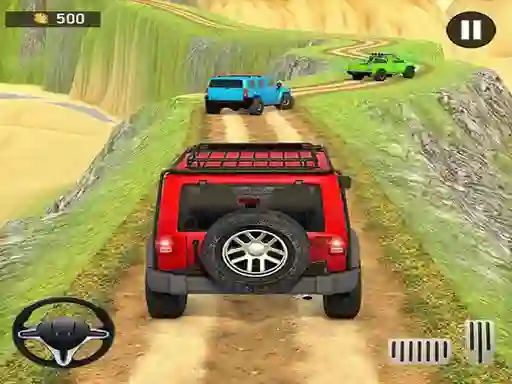 Lojë Offroad jeep driving në internet