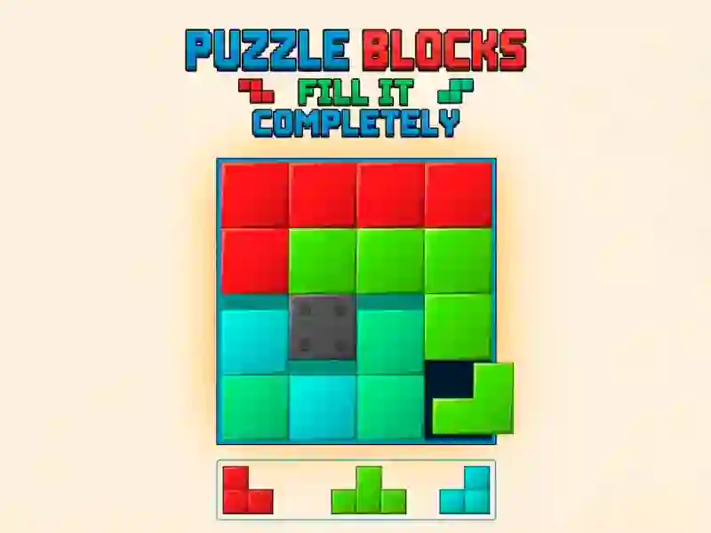 Lojë Puzzle Blocks: Fill It Completely në internet