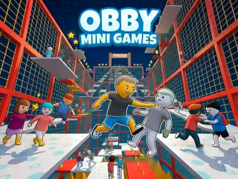 Lojë Obby Mini Games në internet