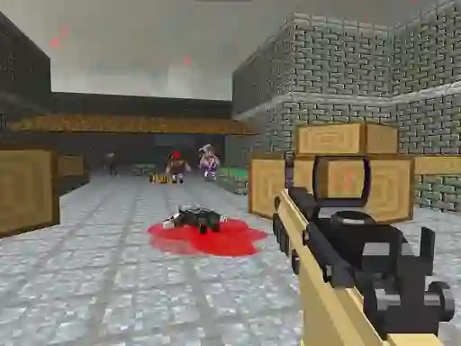 Lojë Pixel Apocalypse Shooting Zombie Garden në internet