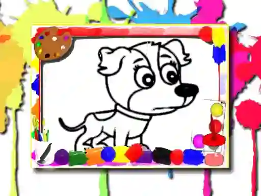 Lojë Dogs Coloring Book në internet