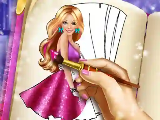 Lojë Doll Coloring Book në internet