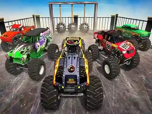 Lojë Monster Truck Impossible Stunt Track në internet