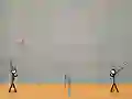 Lojë Stick Figure Badminton në internet