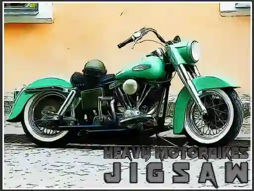 Lojë Heavy Motorbikes Jigsaw në internet
