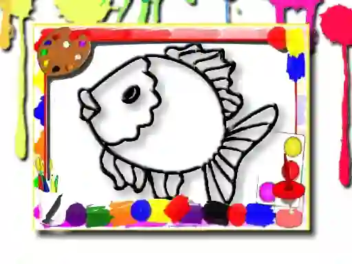 Lojë Fish Coloring Book në internet