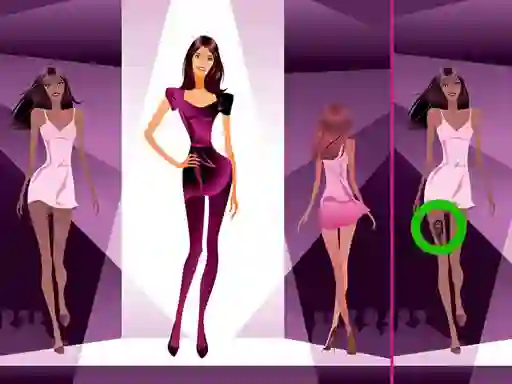 Lojë Fashion Models Differences në internet