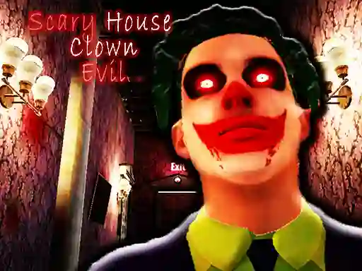 Lojë Scary House Clown Evil në internet