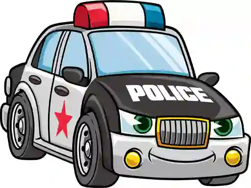 Lojë Cartoon Police Cars në internet