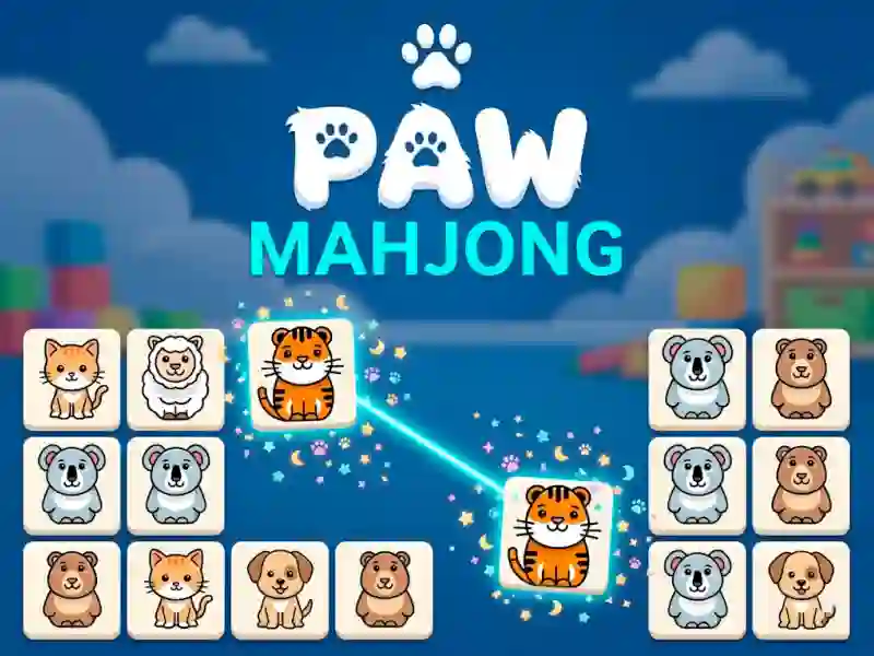 Lojë Paw Mahjong në internet