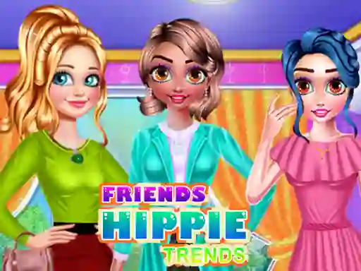 Lojë Friends Hippie Trends në internet