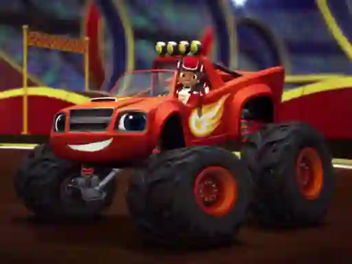 Lojë Blaze Monster Trucks Hidden Stars në internet