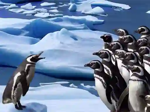 Lojë Penguins Slide në internet