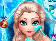 Lojë Ice Queen New Year Makeover në internet