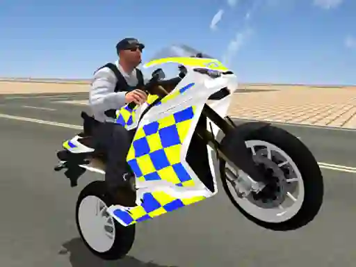 Lojë Super Stunt Police Bike Simulator 3D në internet