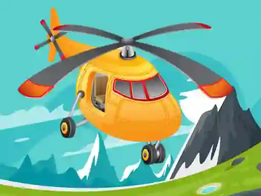 Lojë Helicopter Jigsaw në internet