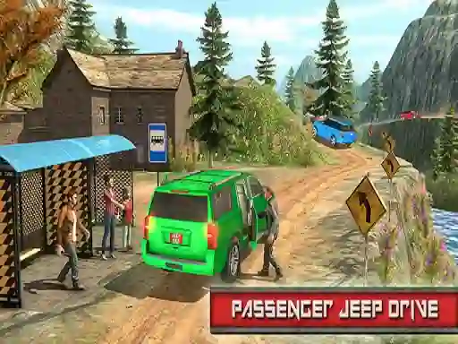 Lojë Jeep Passeger Offroad Mountain Simulation Game në internet