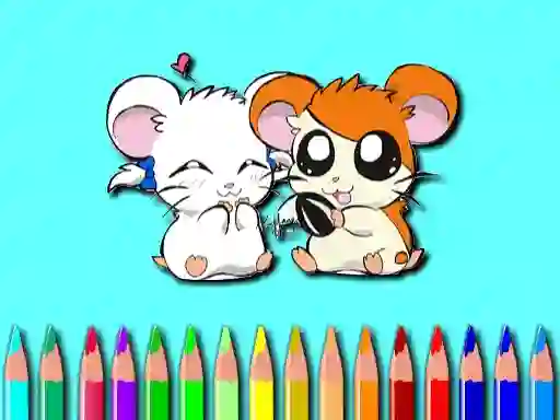 Lojë Hamster Coloring Book në internet