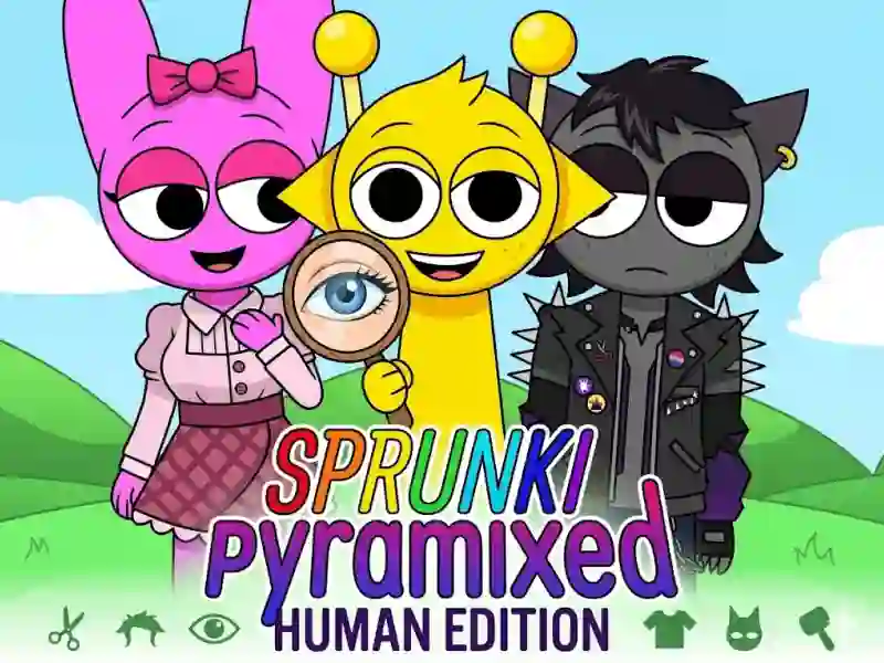 Lojë Sprunki Pyramixed: Human Edition në internet