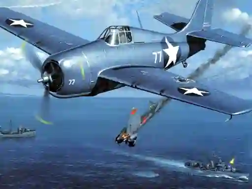 Lojë Aviation Art Air Combat Puzzle në internet