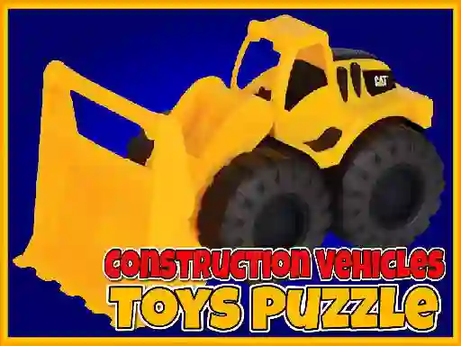 Lojë Construction Vehicles Toys Puzzle në internet