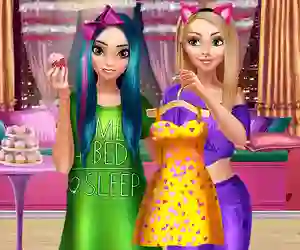 Lojë BFFs PJ Party në internet