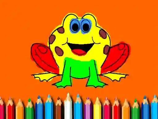 Lojë Back To School: Frog Coloring Book në internet