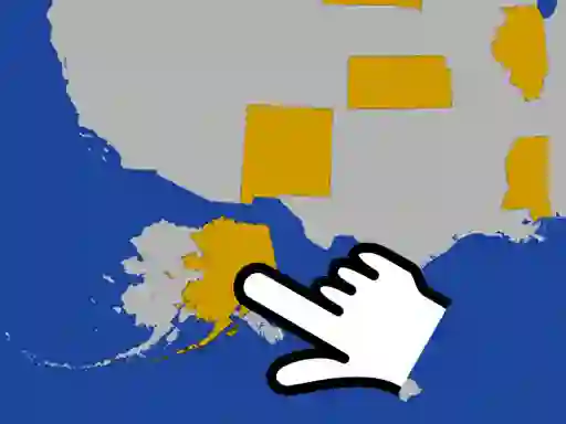 Lojë USA Map Challenge në internet