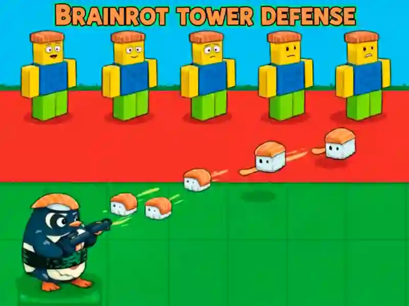 Lojë Brainrot Tower Defense në internet